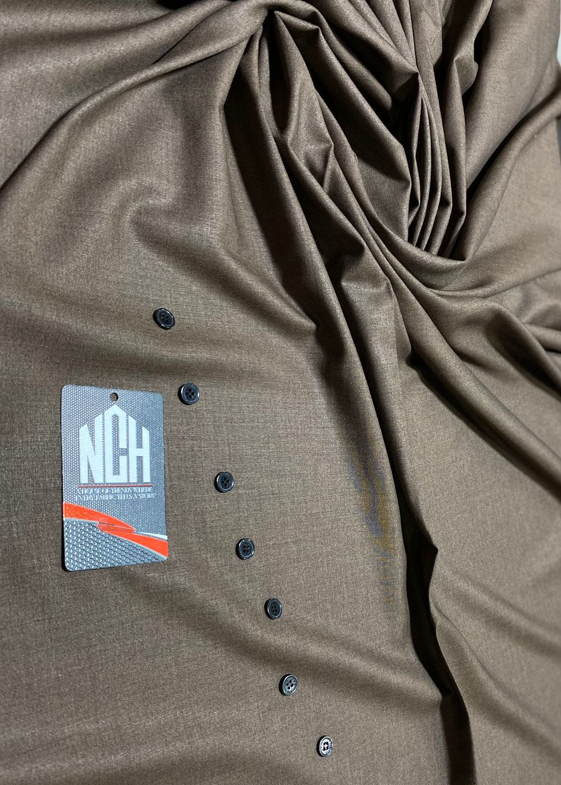 DARK BROWN SHADE | WOOL UNSTITCHED MEN SUIT