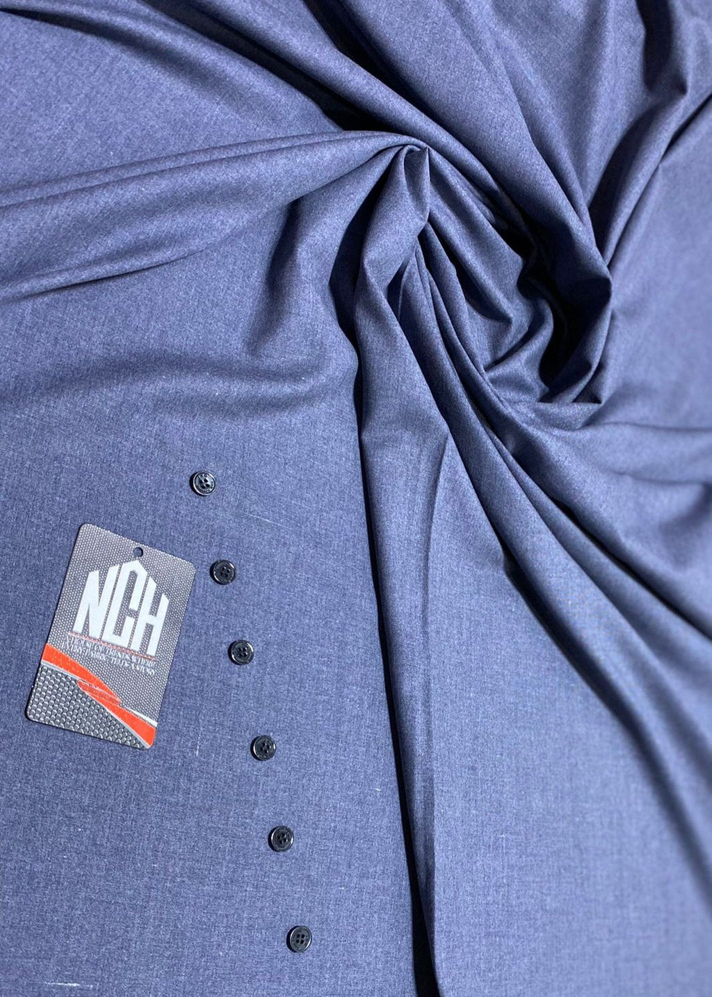 COBALT BLUE SHADE | WOOL UNSTITCHED MEN SUIT