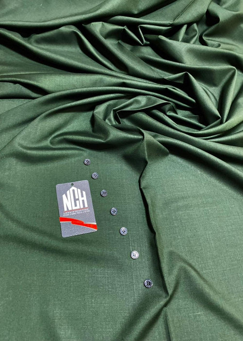 (GREEN SHADE) Winter Unstitched Men's Suit