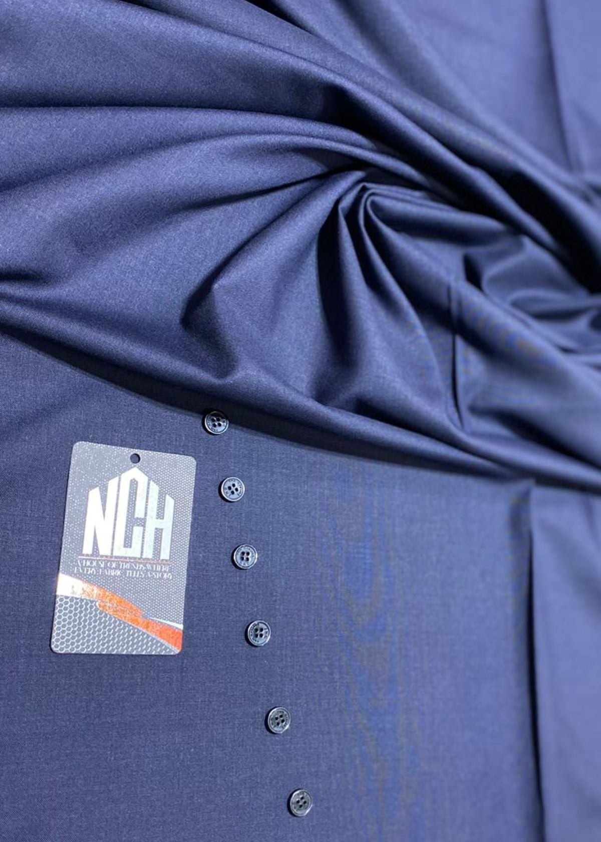 ( NAVY BLUE SHADE) Winter Unstitched Men's Suit