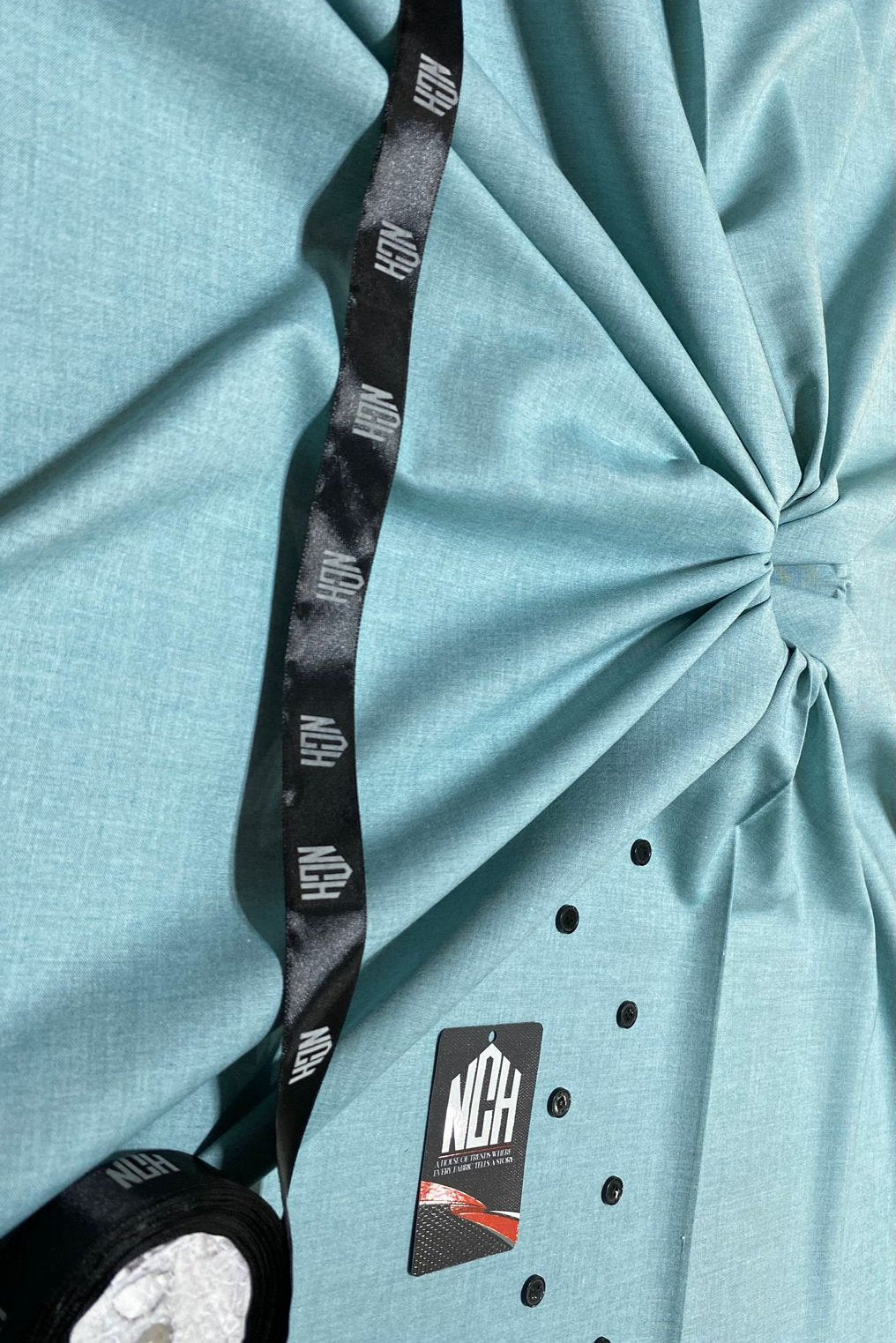 ICE GREEN | WOOL UNSTITCHED MEN SUIT